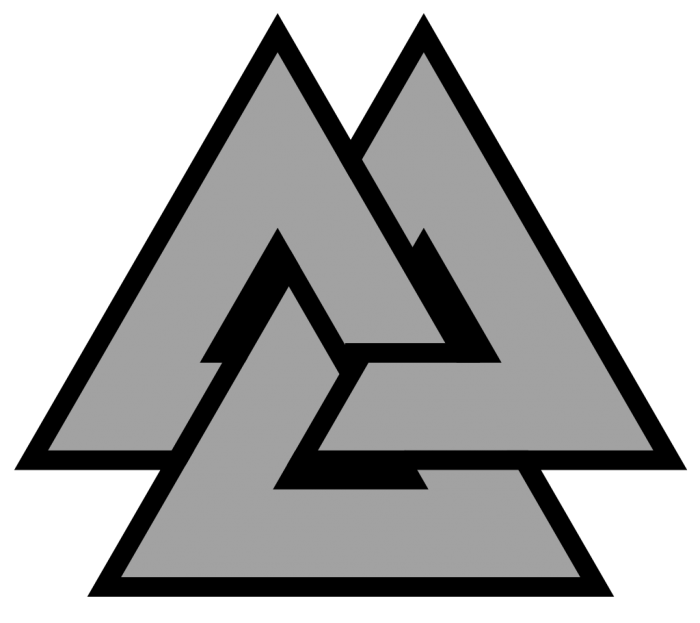 три переплетенных треугольника